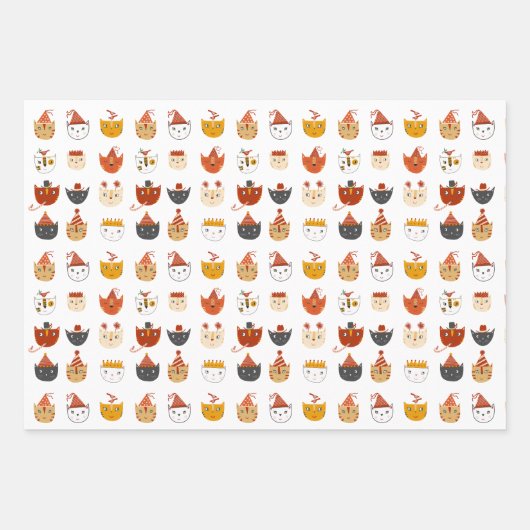 Niedliches Party Geschenkpapier Set (Vorderseite 3)