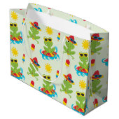 niedliches Party Große Geschenktüte (Rückseite Schrägansicht)