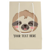 niedliches Party hinzufügen Mittlere Geschenktüte (Rückseite)