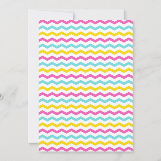 Niedliches Party im Park Einladung (Rückseite)