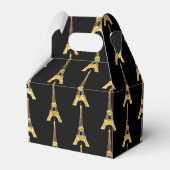 niedliches Party in Paris Geschenkschachtel (Rückseite)