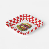 Niedliches Party mit Hamburger Pappteller (Gewinkelt)
