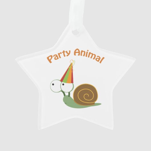 Niedliches Party Ornament (Rückseite)