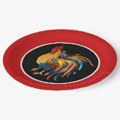 Niedliches Party Pappteller (Schrägansicht)