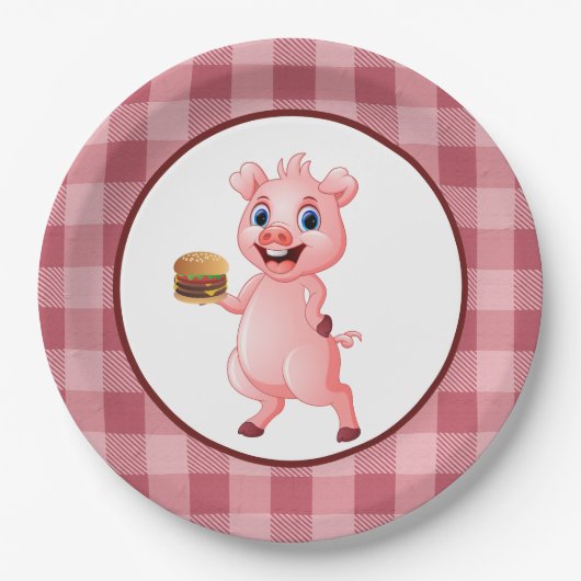 Niedliches Party Pappteller (Vorderseite)