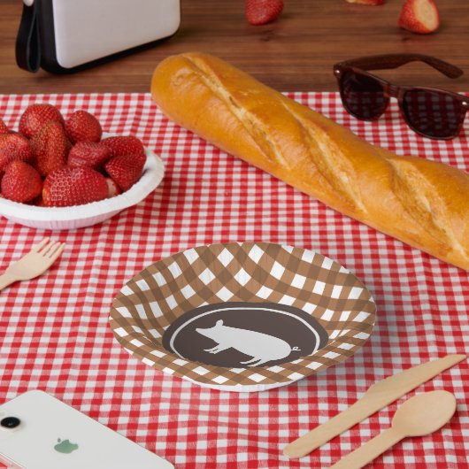 Niedliches Party Pappteller (Picknick)