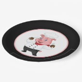 Niedliches Party Pappteller (Schrägansicht)