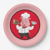 Niedliches Party Pappteller (Vorderseite)