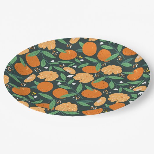 niedliches Party  Pappteller (Schrägansicht)