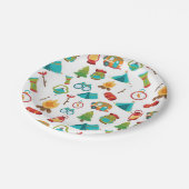 Niedliches Party Pappteller (Schrägansicht)