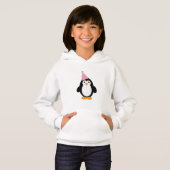 Niedliches Party Pinguin Hoodie (Vorne ganz)