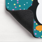 Niedliches Party Pinguin Mousepad (Ecke)