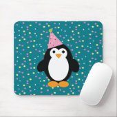 Niedliches Party Pinguin Mousepad (Mit Mouse)