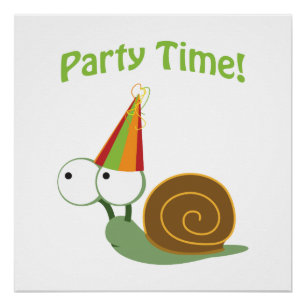 Niedliches Party Poster