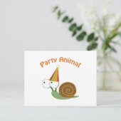 Niedliches Party Postkarte (Stehend Vorderseite)