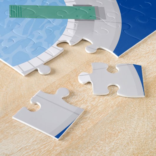 Niedliches Party Schwimmbad Girls Puzzle (Seite)