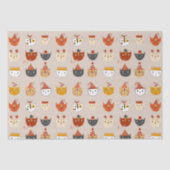 Niedliches Party Seidenpapier (Vorderseite)