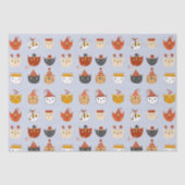 Niedliches Party Seidenpapier (Vorderseite)