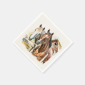 Niedliches Party Serviette (Ecke)