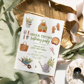 Niedliches Party Wasserfarben Geburtstag Einladung