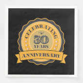 niedliches Party zum 30. Jubiläum Serviette (Vorderseite)