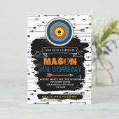 Niedliches Party zum Geburtstag Einladung (Stehend Vorderseite)