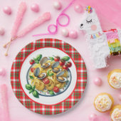 Niedliches Pasta-Fest Pappteller (Party)