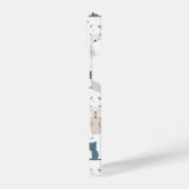 Niedliches Pastel Baby-Tiermuster iPhone Hülle (Linke Seite)