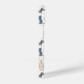 Niedliches Pastel Baby-Tiermuster iPhone Hülle (Rechte Seite)