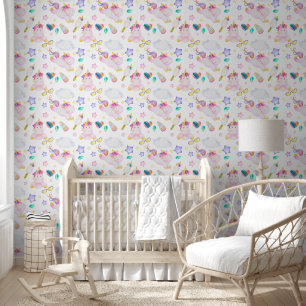 Niedliches Pastel Einhornmuster - Kinder/Kinderzim Tapete