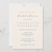 Niedliches Pastel Geometric Spring Mint Brautparty Einladung (Vorderseite)