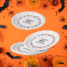 Niedliches Pastel-Ghost-Theme - Geburtstag von ben Pappteller