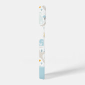 Niedliches Pastel-Nachbarschaftsbild iPhone Hülle (Rechte Seite)