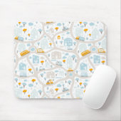 Niedliches Pastel-Nachbarschaftsbild Mousepad (Mit Mouse)