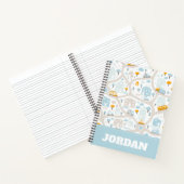 Niedliches Pastel-Nachbarschaftsbild Notizblock (Innenseite)