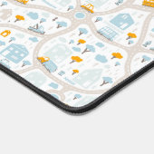 Niedliches Pastel-Nachbarschaftsbild Schreibtischunterlage (Ecke)