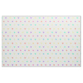 Niedliches Pastel-Regenbogen-Herzmuster Stoff (Fat Quarter (45,7 x 55,9 cm))