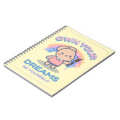 Niedliches Pastell-Notebook Notizblock (Linke Seite)