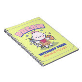 Niedliches Pastell-Notebook Notizblock (Rechte Seite)