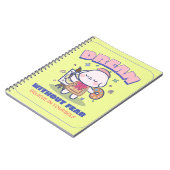 Niedliches Pastell-Notebook Notizblock (Linke Seite)