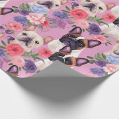 Niedliches Pastell-Papier Geschenkpapier (Ecke)