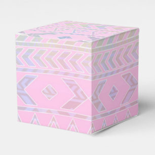 Niedliches Pastell Pink Aztec Art Muster Geschenkschachtel