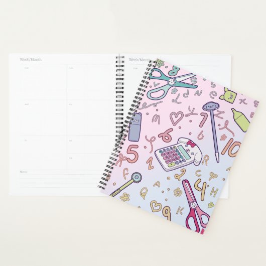 Niedliches Pastell Planner Journal Planer (Anzeige)