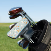 Niedliches Pastell-Regenbogen-Muster Golf Headcover (In Situ)