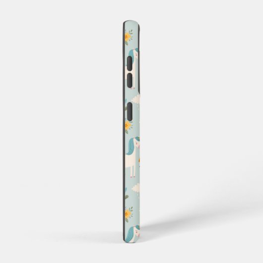 Niedliches Pastell-Regenbogen-Muster Samsung Galaxy Hülle (Rechte Seite)