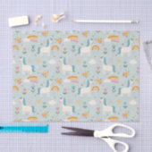 Niedliches Pastell-Regenbogen-Muster Seidenpapier (Handwerk)