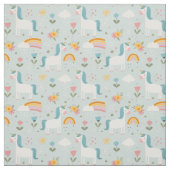 Niedliches Pastell-Regenbogen-Muster Stoff (Muster)