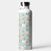 Niedliches Pastell-Regenbogen-Muster Trinkflasche (Rechts)