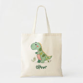 Niedliches Patchwork Baby Dinosaur Tragetasche (Vorne)