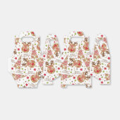 Niedliches Patchwork Frohe Weihnachten Geschenkschachtel (Ungefaltet)